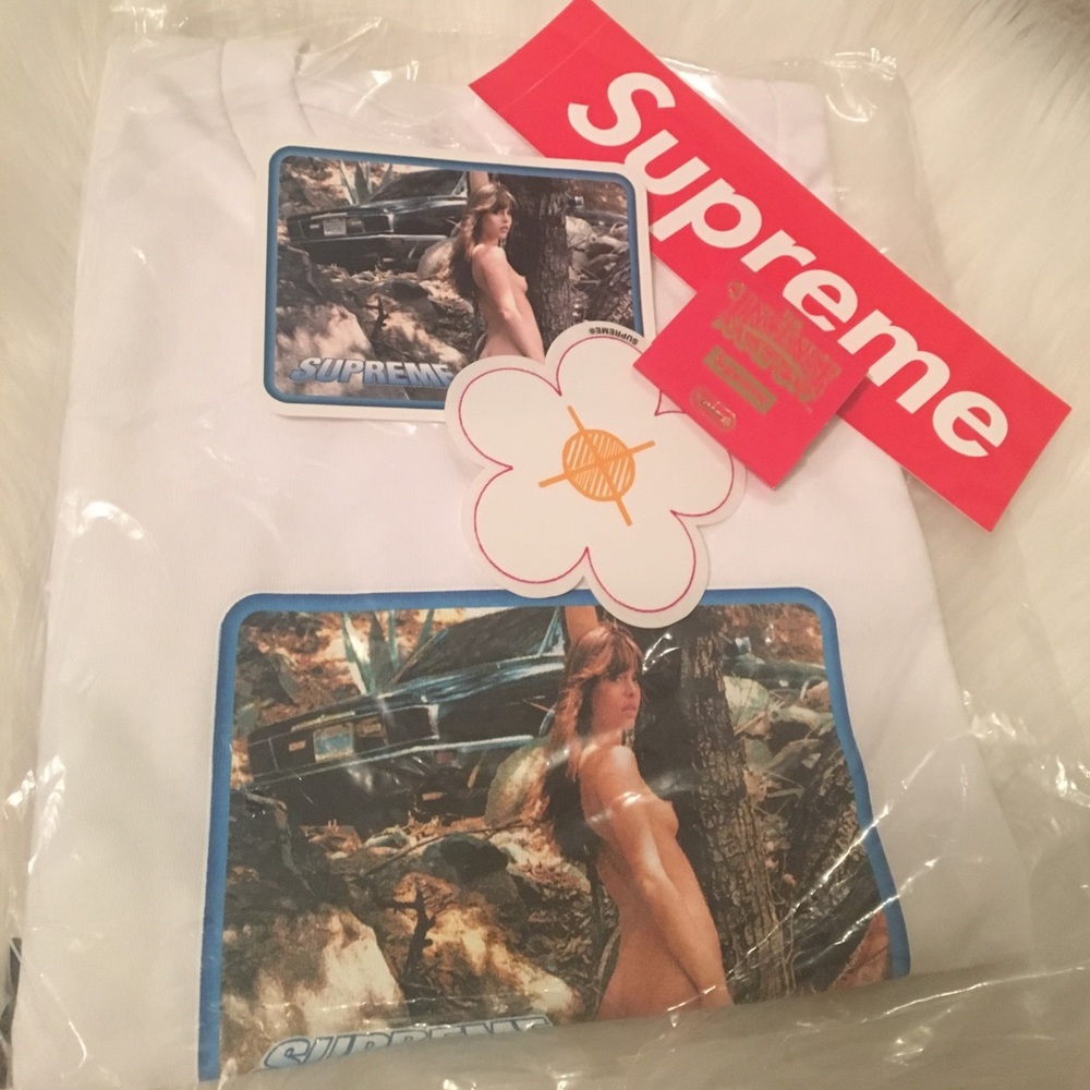 Supreme Larry Clark Girl Tee. White. Medium.