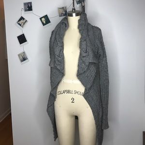 Cozy Cable Knit long cardigan