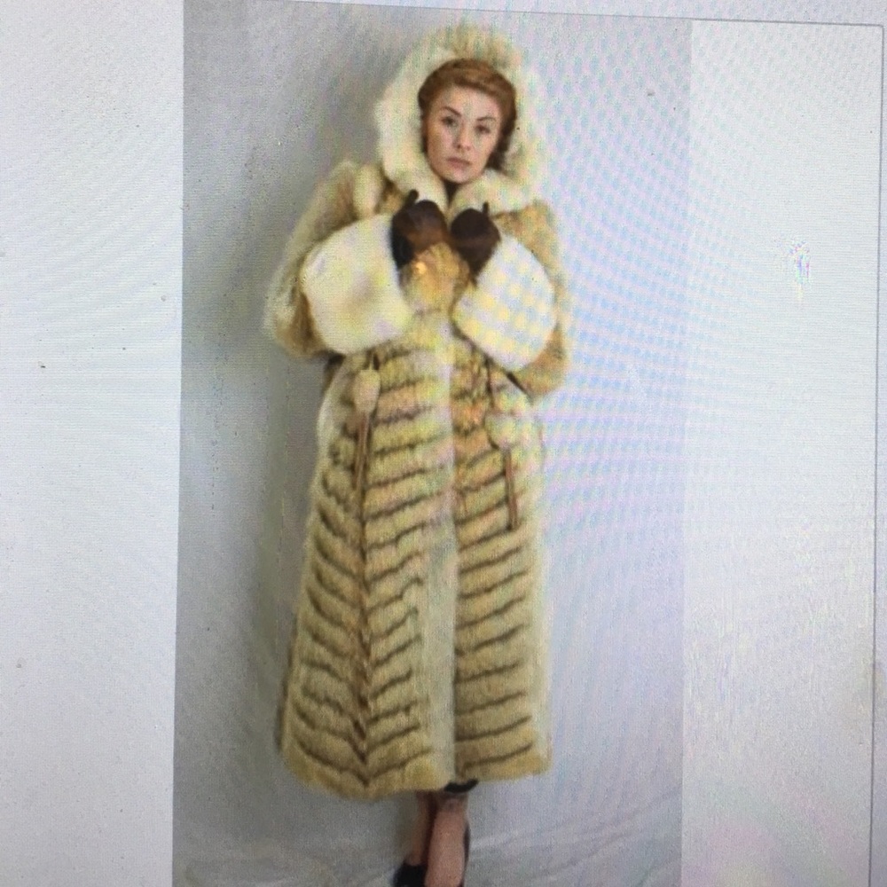 Beautiful Fox Coat with Hood