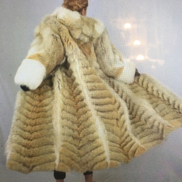 Beautiful Fox Coat with Hood - Picture 4 of 8