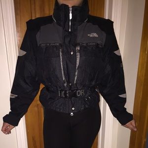 North face jacket-belted