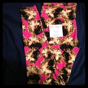 BNWT TC Lularoe cat leggings - UNICORN!! HTF