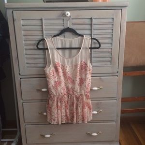 LC Peplum Top w/ Gorgeous Pleating