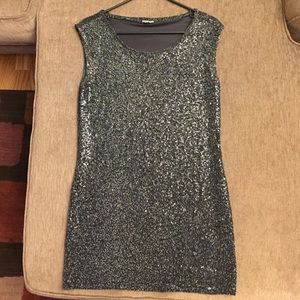 Express sequin dress