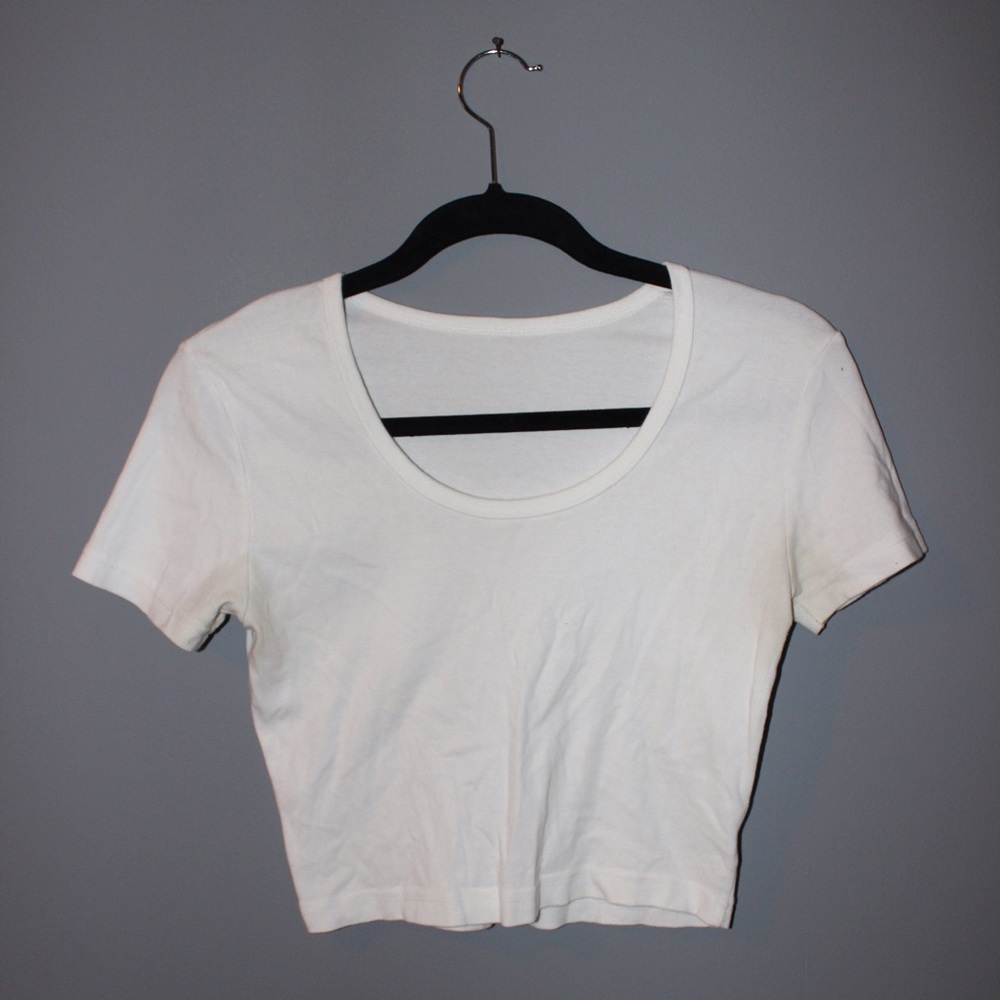 White American Apparel Crop Top