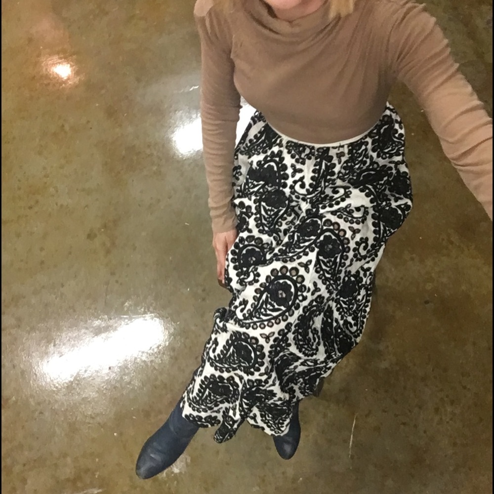 Vintage Handmade Maxi Skirt from the 60s - Picture 3 of 4