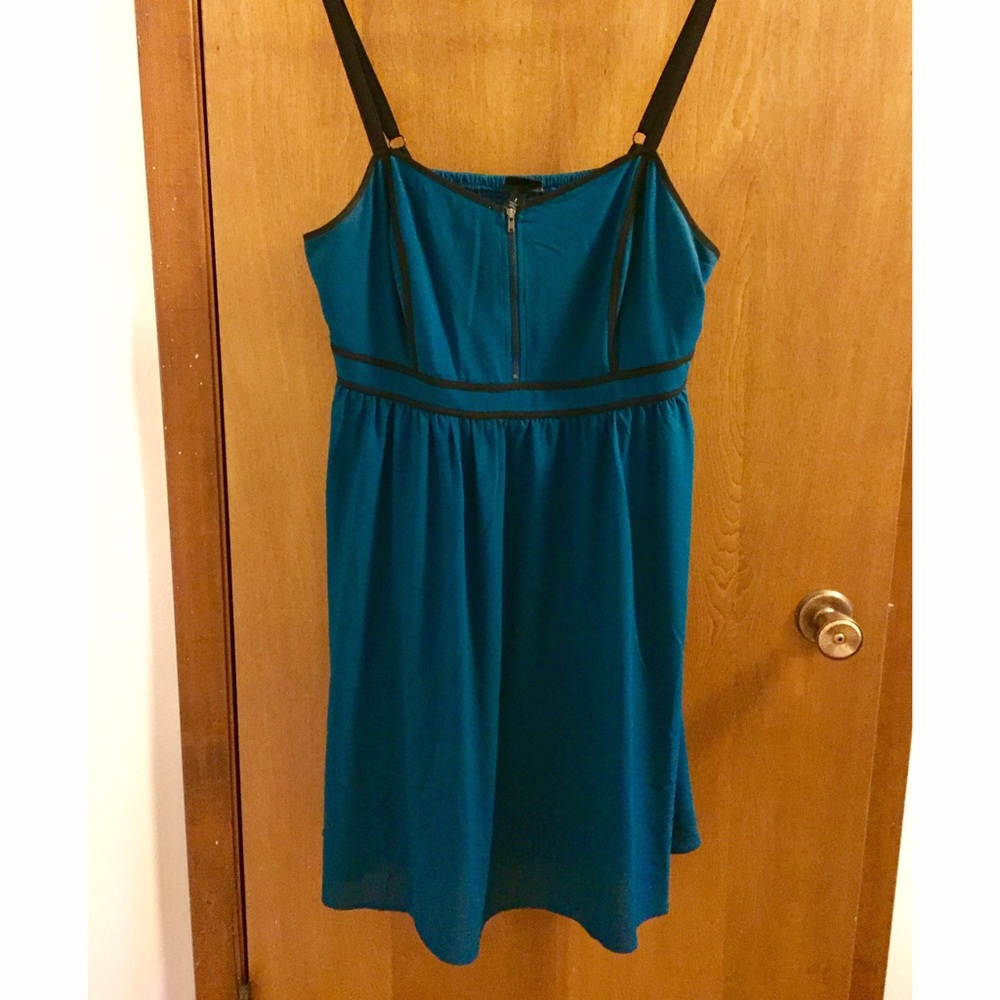 Teal Zip-Up Torrid Dress