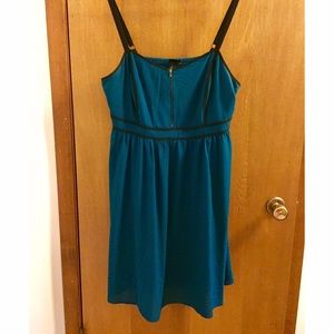 Teal Zip-Up Torrid Dress