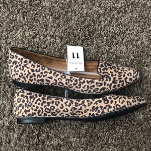 Merona leopard flats