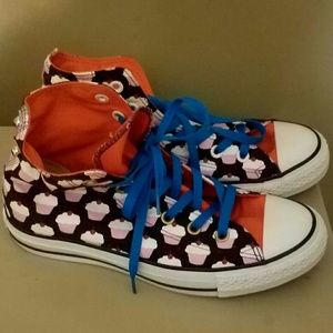 Kawaii Cute Cupcake Converse High Tops