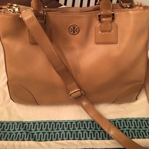 Tory Burch 'Robinson' large tan tote