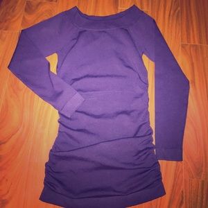 Plum Ruched sweater