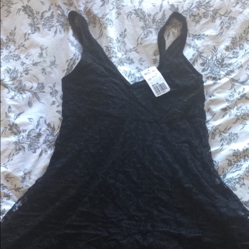 Brand new black lace dress