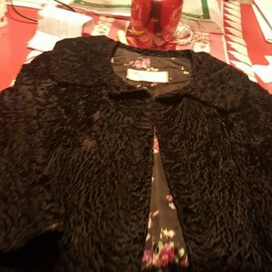Evening black Persian Lamb jacket