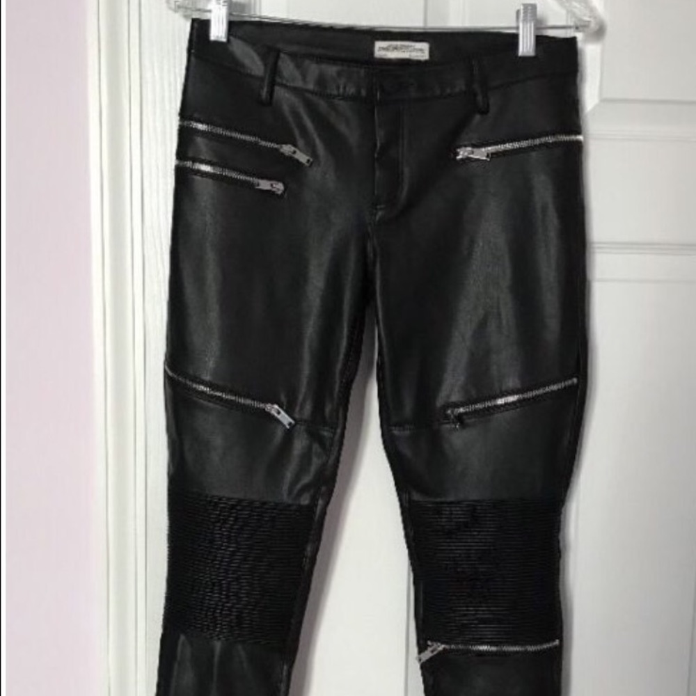 Zara Faux Leather Pants