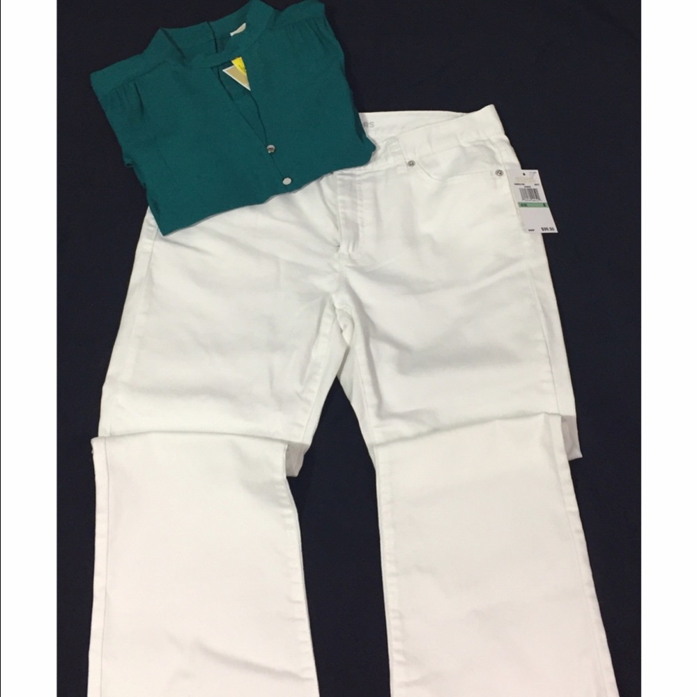 Michael Kors white capris