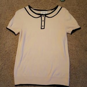 Pink  collar sweater