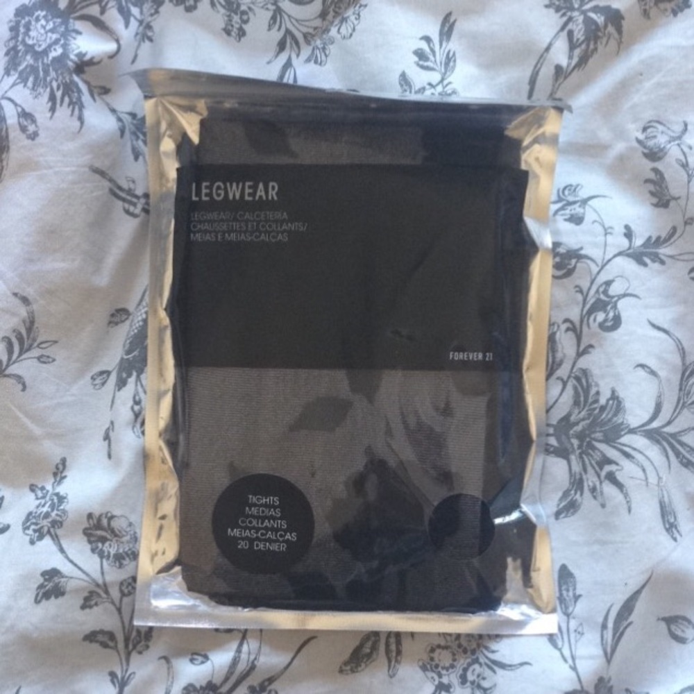 Brand new floral mesh tights