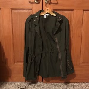 Army green anorak/ utility jacket