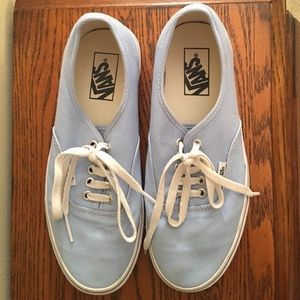 Light blue Vans