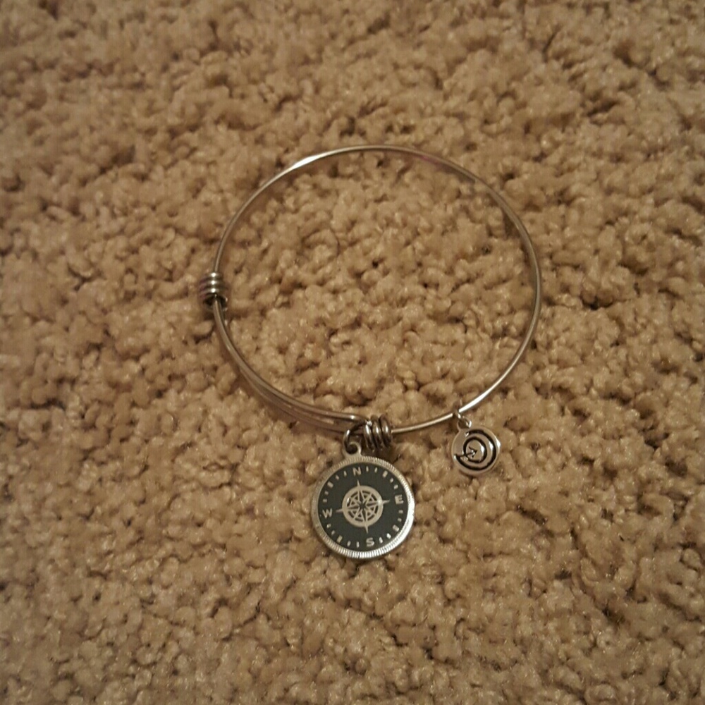 Alex & Ani type Bangle Compass Bracelet