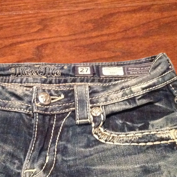 Miss Me signature rise boot cut Jeans. Size 27. - Picture 4 of 5
