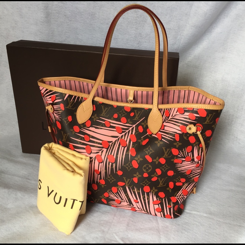 ❤💯Auth Louis Vuitton Neverfull MM Limited Edition