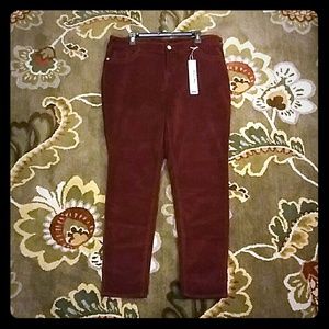 Maurices  plus size corduroy Jeggings