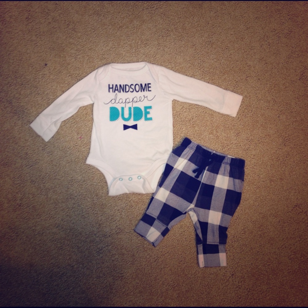 Baby Cat&Jack Newborn outfit.