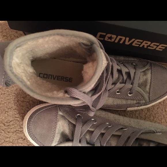high top gray converse - Picture 2 of 4