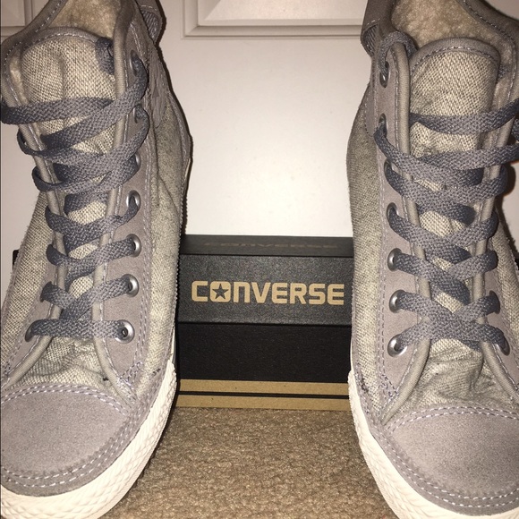 high top gray converse - Picture 4 of 4