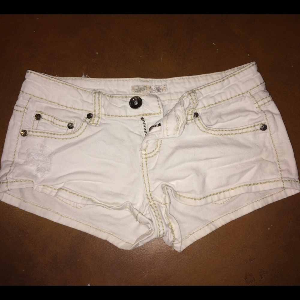 White Shorts