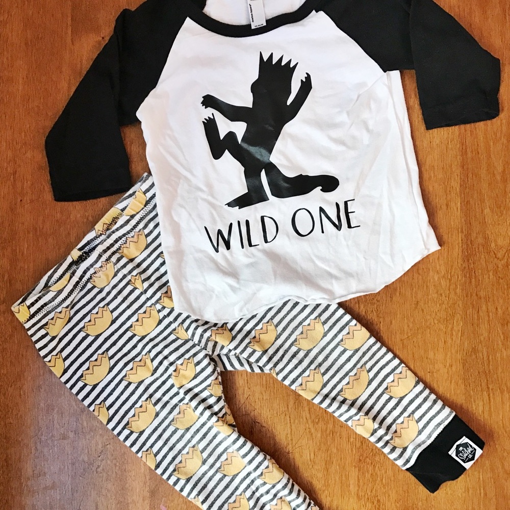Wild One Kid's 18-24mo Birthday Outfit
