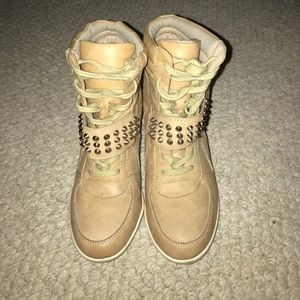 Aldo High Top Wedge Sneaker