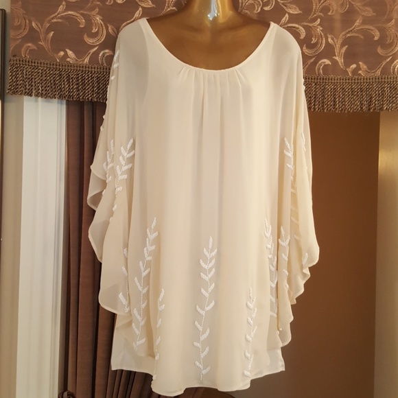 Free People Embroidered Cape Dress - Picture 4 of 7
