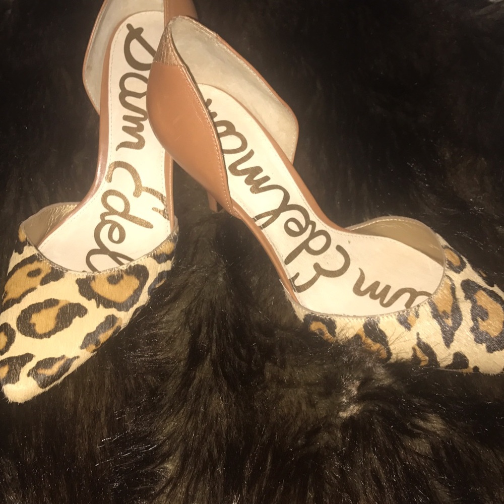 Sam Edelman Leopard pumps.... 💥Saturday Sale 💥