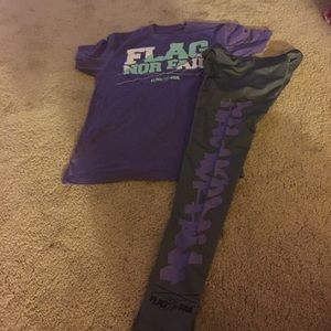 Sport tights and matching tshirt