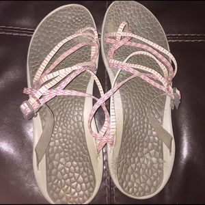 Chacos Pink/Grey Size 11