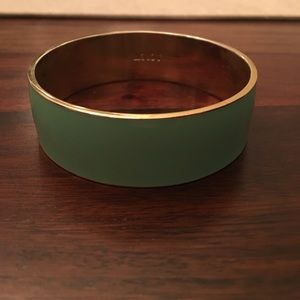 J Crew teal / gold bangle