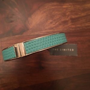 The Limited teal / silver bangle