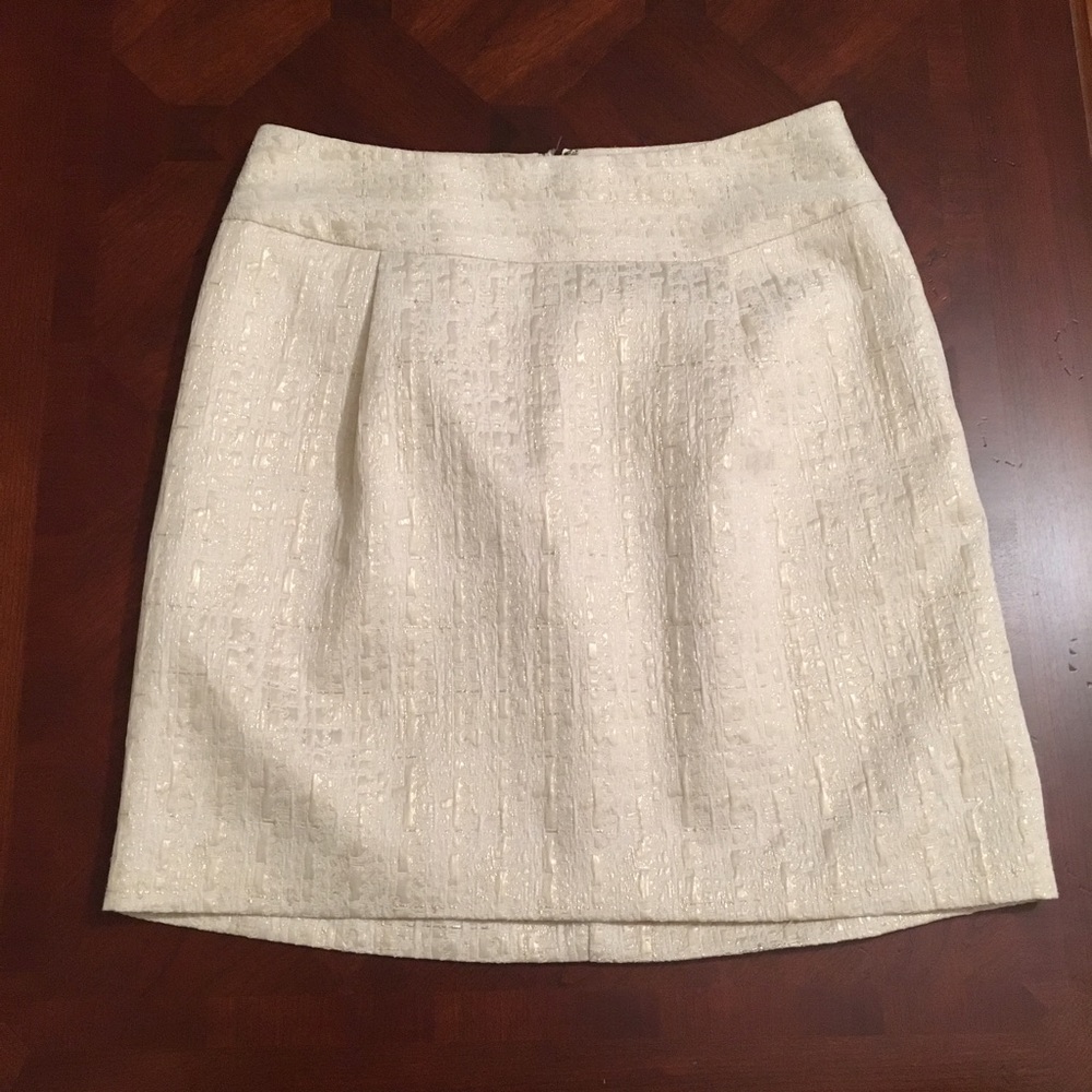 DONATED Merona Metallic Skirt Size 4 - Picture 1 of 5