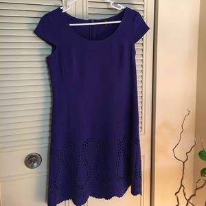 Ann Taylor Drop Waist Cutout Dress