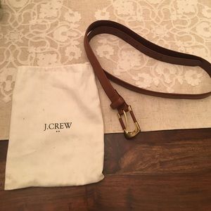J Crew brown leather belt