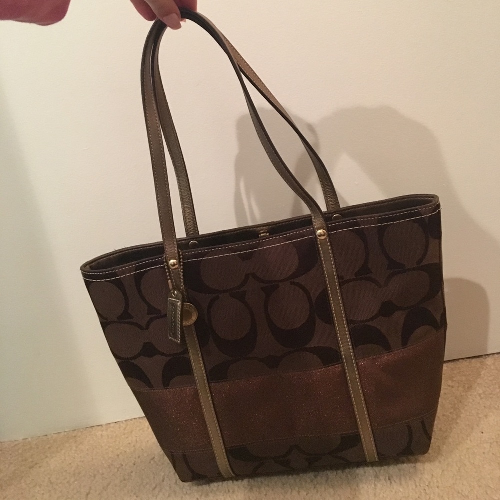Authentic coach tote