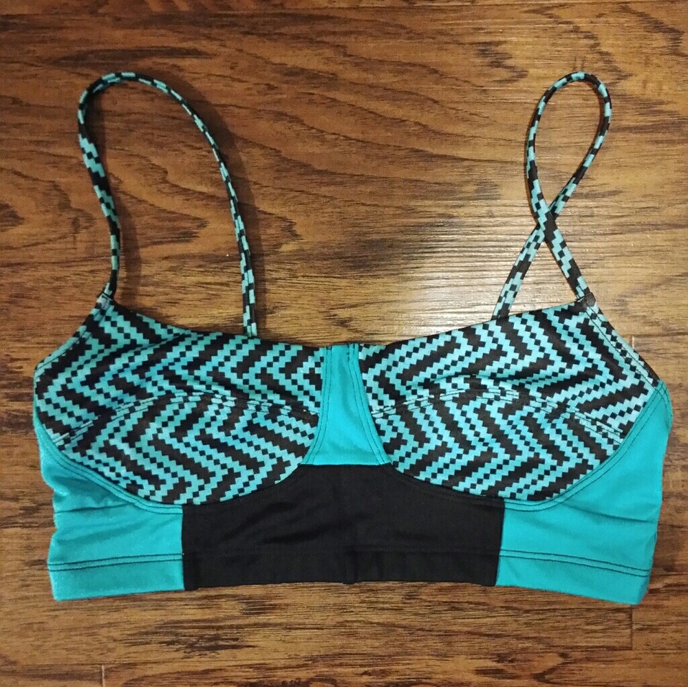 Onzie Teal Bustier Bra