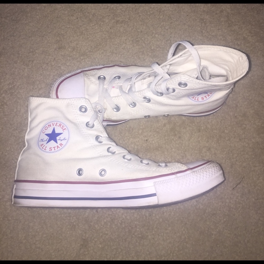 White High Top Converse