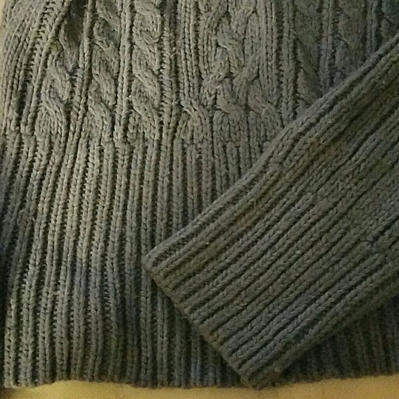 Blue knit sweater - Picture 3 of 4