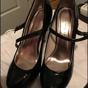 Patent leather shoes