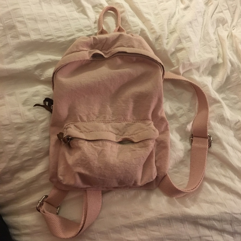 Brandy Melville pink mini backpack