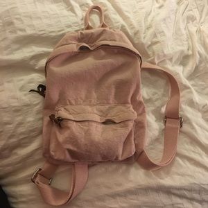 Brandy Melville pink mini backpack